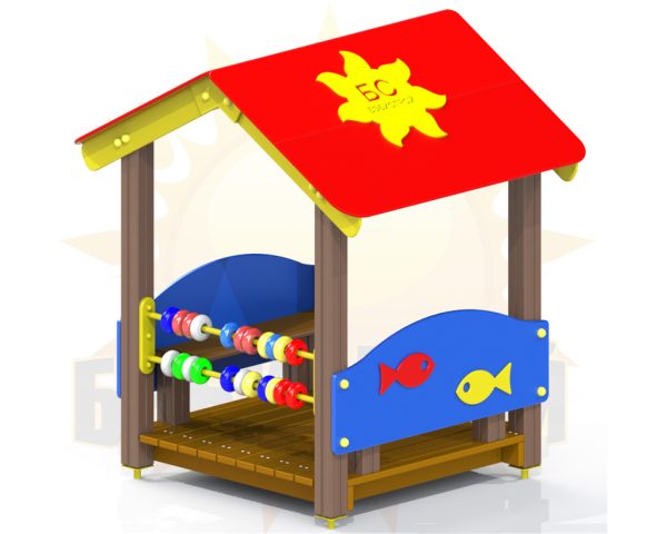 Domik besedka More so schetami