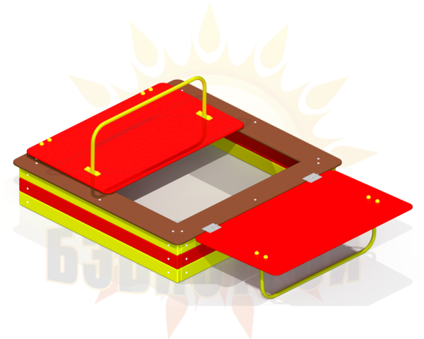 Pesochnitsa Vozdushnaya krasno zheltaya na sajt