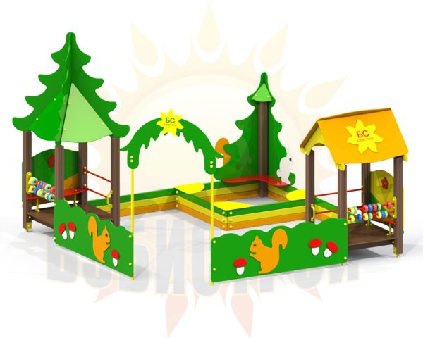 Pesochnyj dvorik Lesnoj speredi