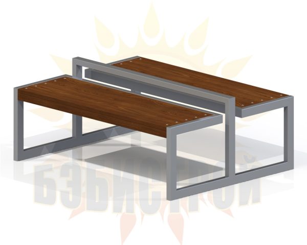 Skamya modern duo seryj